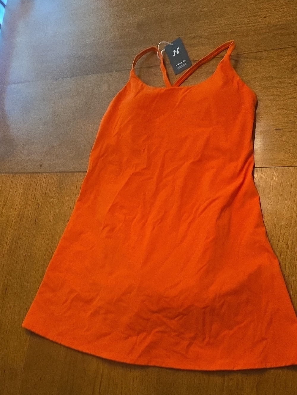 HALARA Bright Orange Slip Cami with Racerback
